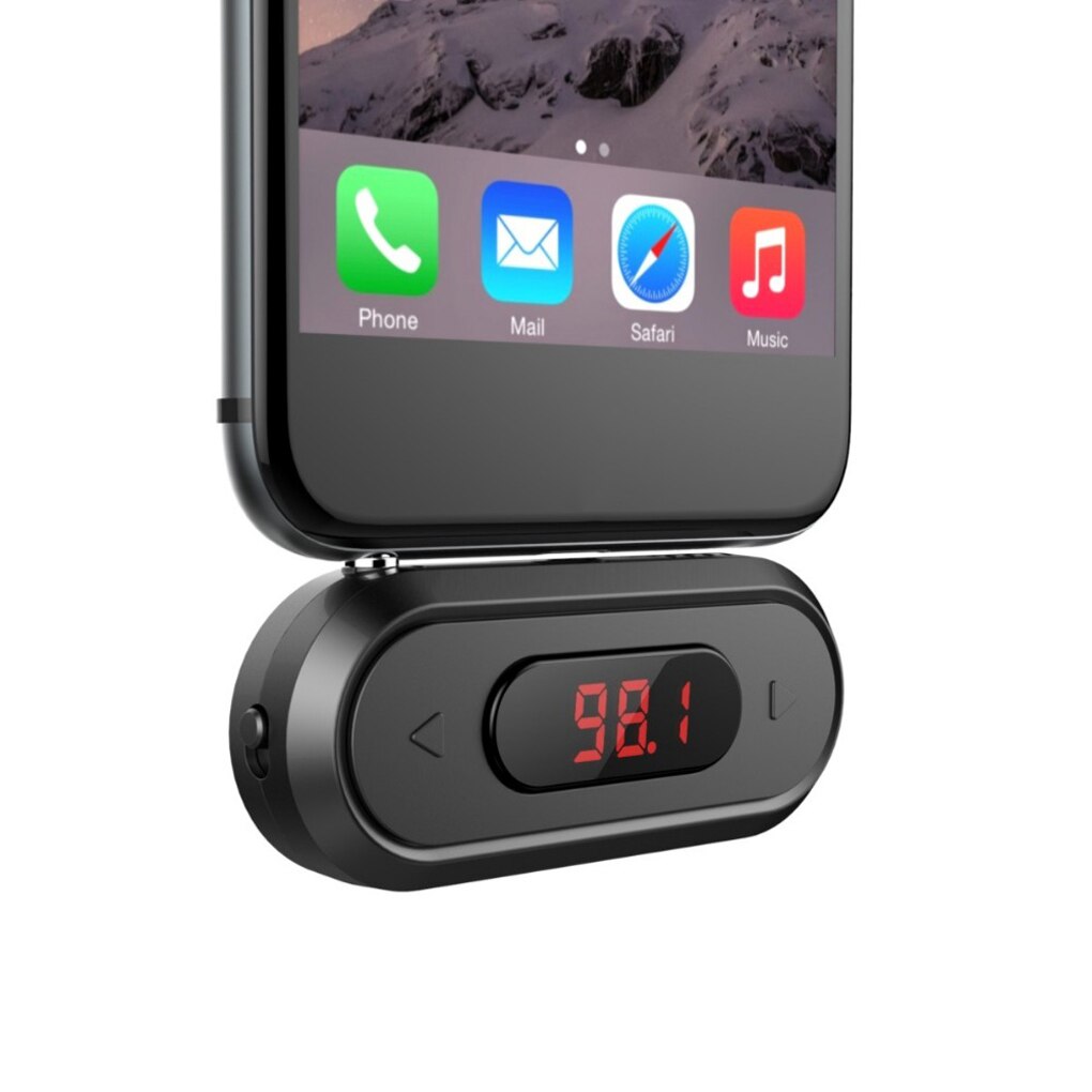 FM Transmitter FM Radio Calling Wireless Radio 3.5mm Jack Adapter for iPhone IOS Android Car Speaker Doosl