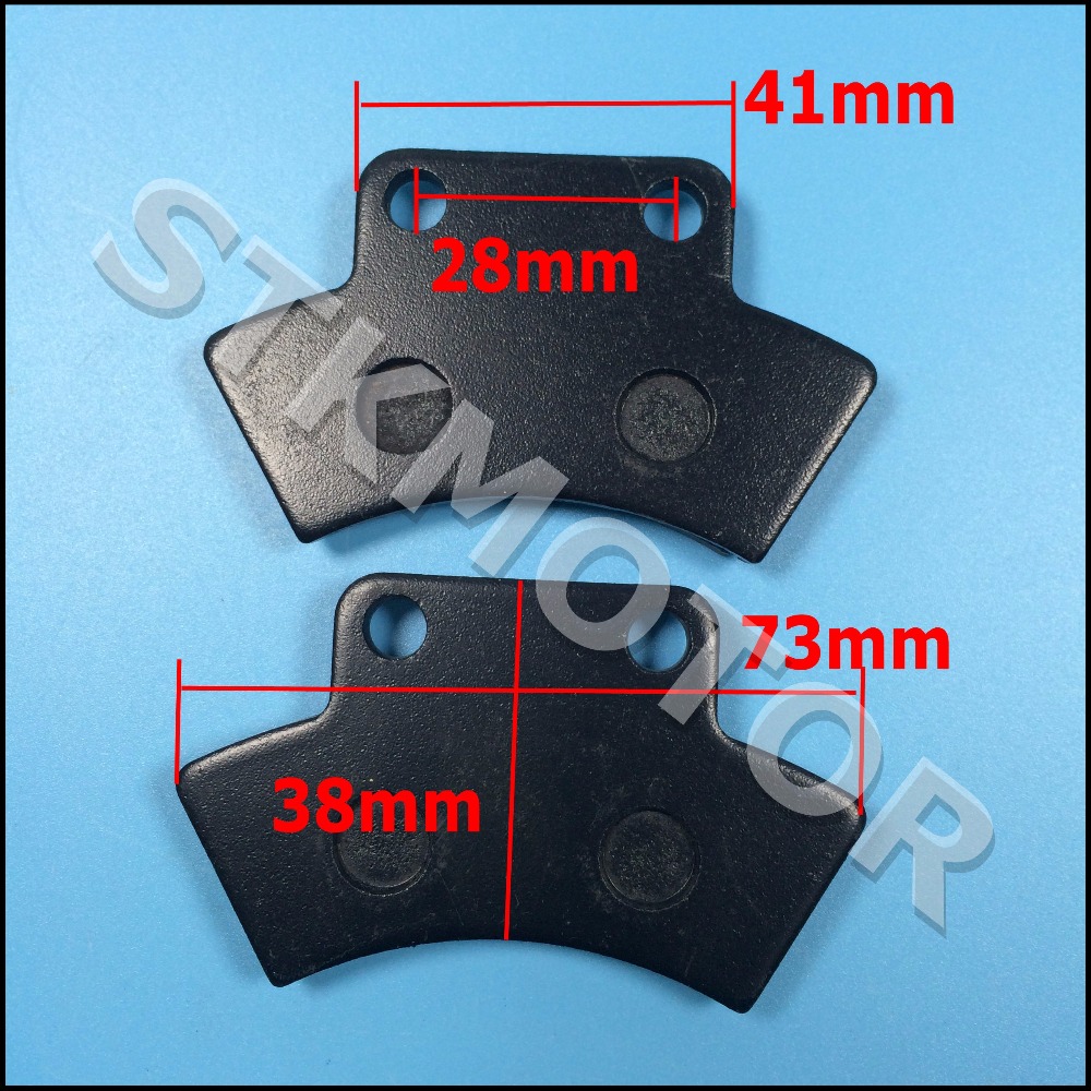 Brake Pads For APACHE 50 Mini Tomahawk CF MOTO CF500 500 CF625 625 Force X5 X6 E-TON RXL50 RXL 50 JORDAN 50 90 100 Hipo Mars Bob