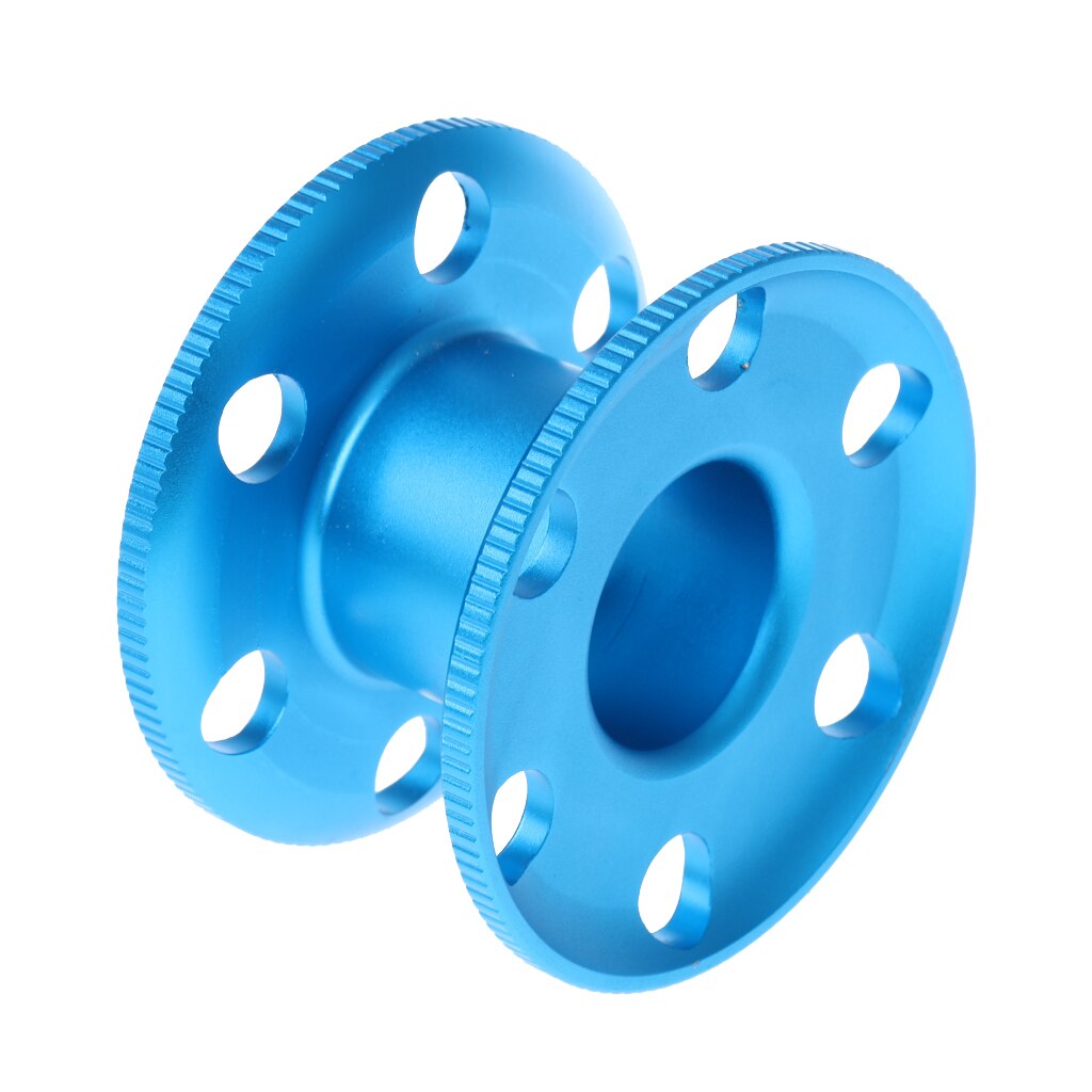 Lightweight, durable aluminum scuba diving finger spool snorkel guide line reel for water sports snorkeling accessories