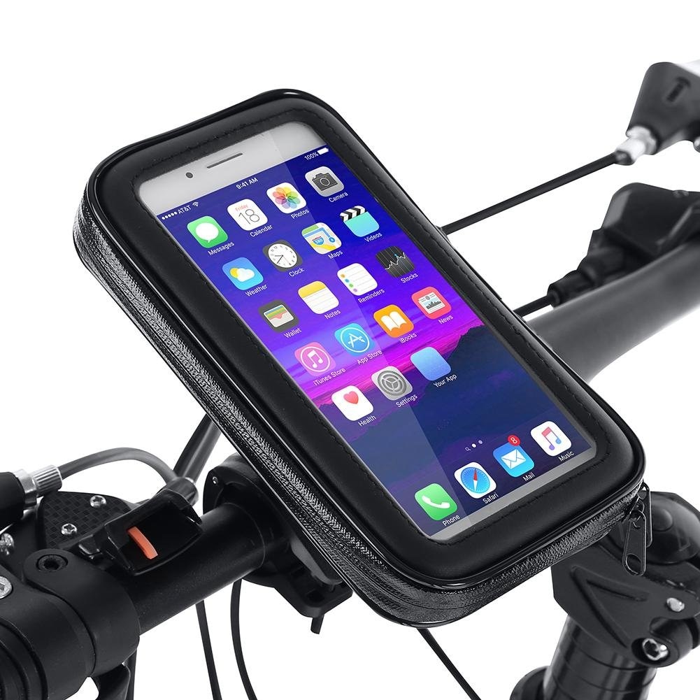 Universal Waterproof Motorcycle Bike Scooter Mobile Phone Holder Bag Phone Support Stand Case for Smartphones