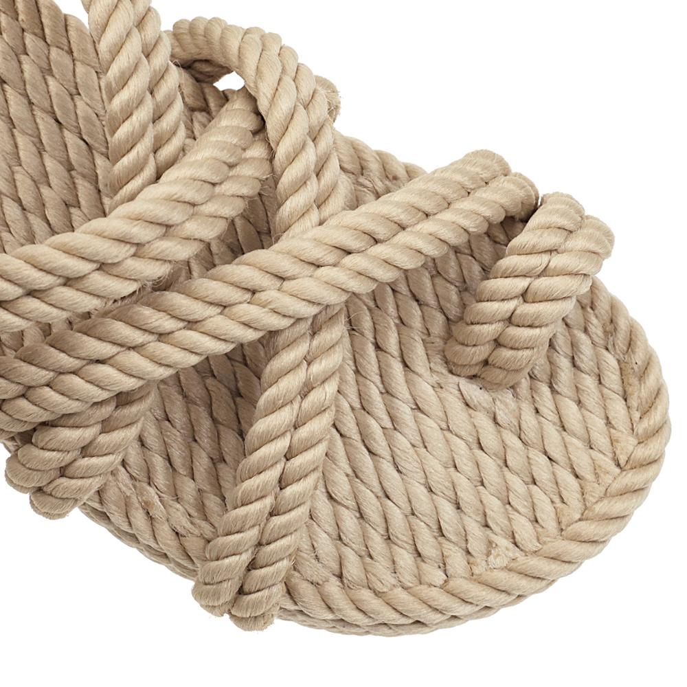 Sandaler kvinna skor flätat rep med traditionell avslappnad stil och enkel kreativitet sandaler kvinnor sommarskor