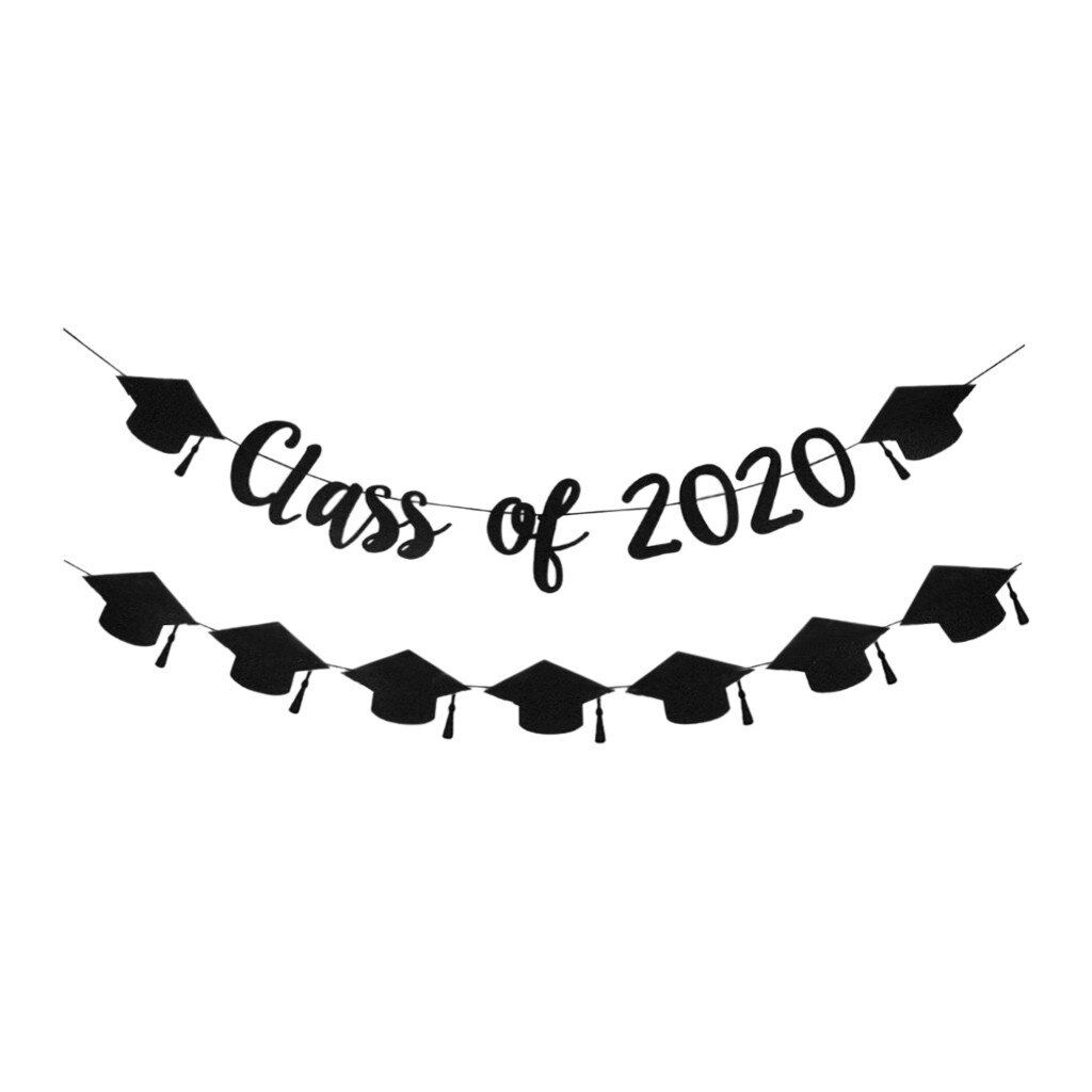 Adult Graduation Cap hat with Tassel Golden/Black Graduation banner party for High School and College: 5