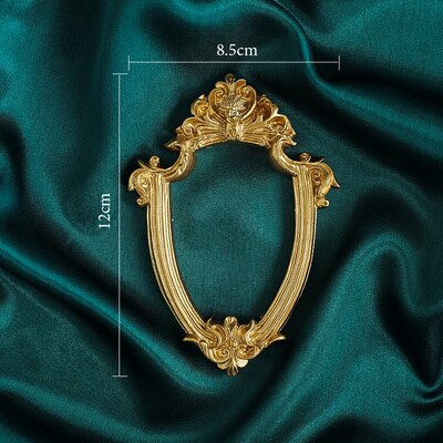 INS Golden Retro Photo Frame For Nail Art Jewelry Decoration Photography Background Shooting Photo Props Fotodoek Achtergrond: No.3