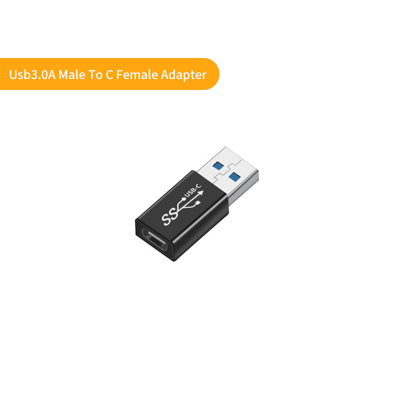 USB C 3.0 typ adaptera C na USB 2.0 Adapter do telefonu komórkowego męski na żeński konwerter USB C konwerter USB typu C do laptopów PC: Ciemnoszary