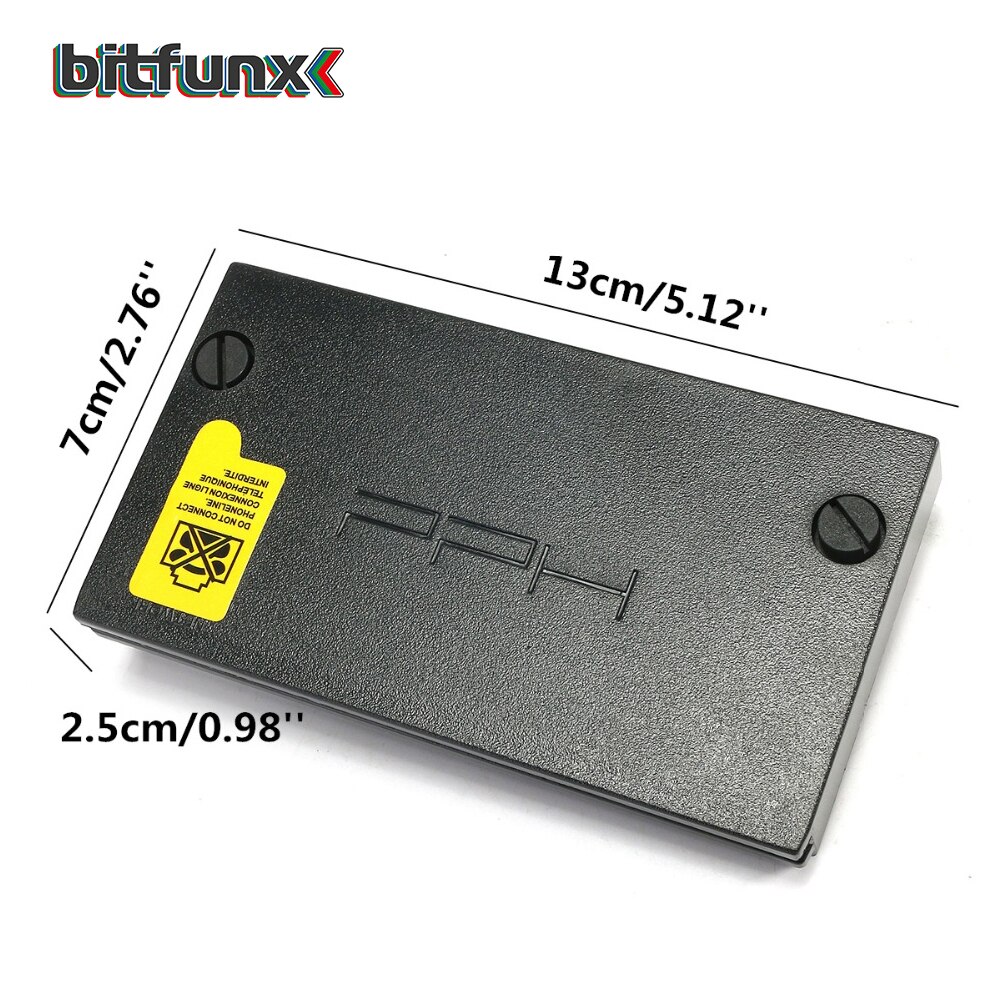 BitFunx GameStar SATA-Adapter, kompatibel mit 2,5 oder 3,5 Zoll HDD-Festplatte für Playstation 2 PS2-Spielekonsole