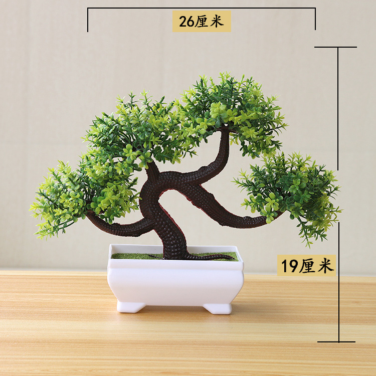 Knstliche Pflanzen, Bonsai-Baumschmuck, kleine To...  Grandado