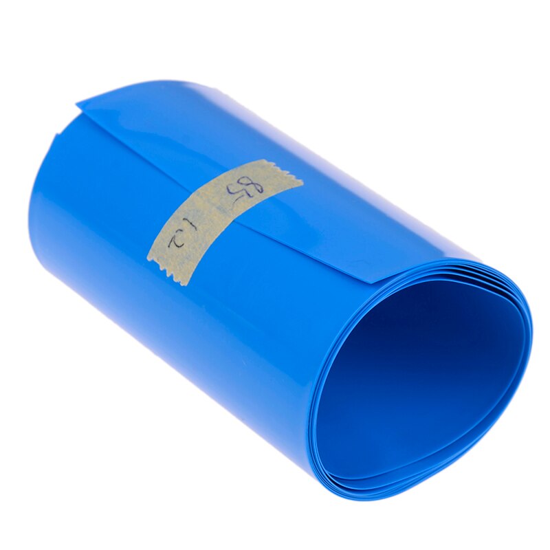 Batterie au Lithium Tube thermorétractable Tube Li-ion enveloppe couverture peau PVC Film rétractable bande manchons accessoires 65mm 75mm 85mm 18650