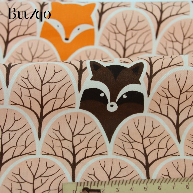 Tissu en sergé de coton imprimé dessin animé pour bébé, pour la literie, la couture, le patchwork, le quilting, la confection de robes en coton