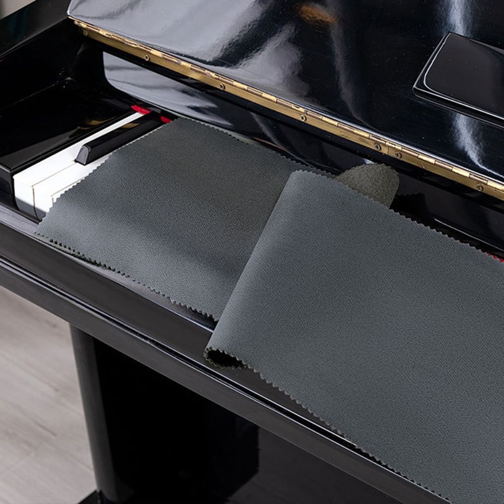 Technology Cloth Piano Dust Cover Dirt-Proof Anti Dust Piano Protective Cover Soft Texture 88 Keys Keyboard Piano Case: black