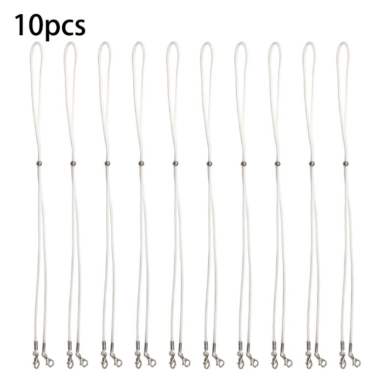 10Pcs Verstelbare Lengte Gezichtsmasker Lanyard Handige Handige Veiligheid Masker Holder Hanger Comfortabel Rond De Hals Facemask: 6