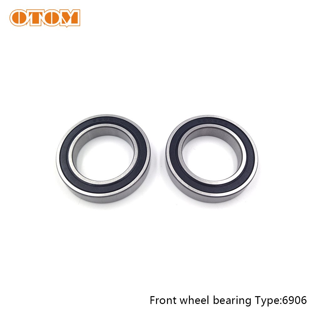 OTOM-Juego de cojinetes de sello de aceite para rueda delantera y trasera de motocicleta, para KTM EXC, SX, XCF, MXC, SMR, Husqvarna, TE, FC, FE, 125, 250, 350, 530: 6906 Roller Bearings