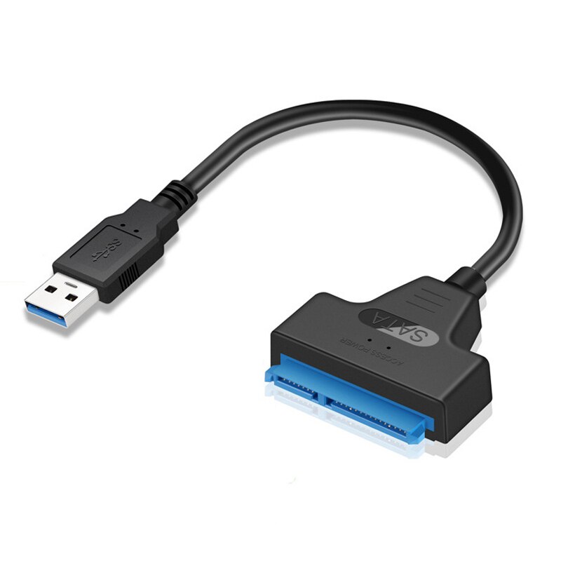 USB 3.0 to SATA 7+15 Pin Adapter Cable for 2.5 Inch HDD SSD
