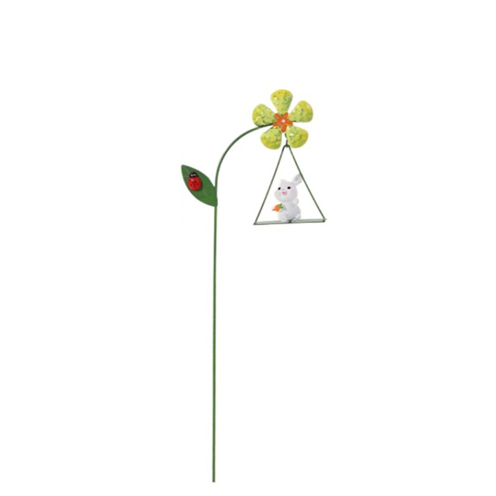 DIY Metall Blumentopf Windmühle Kleines Ebene DIY Blumenarrangement Zubehör Schaukel Leichte Pflanze Topf Ornament Heimat Dekor: Elfenbein