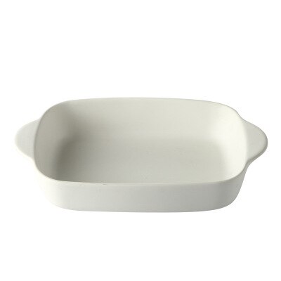 Ceramic Plate Household Bina Baking Tray Oven Plate Dish Risotto Dish Restaurant Cheese Rice Dish Deep Dish Wy1162010