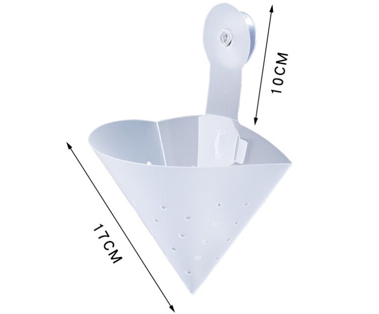 Foldable Sink Strainer Drain funnel drain rack Waste Collector Suction Cup Colanders Strainers Kitchen Bathroom Accessories: Default Title