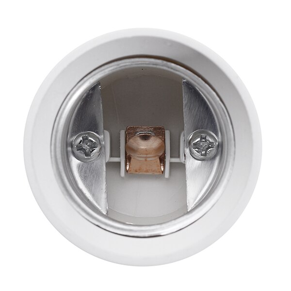 Claite 18cm e14 to e27 fleksibel forlængerpære base lampe adapter skrueholderkonverter ac250v