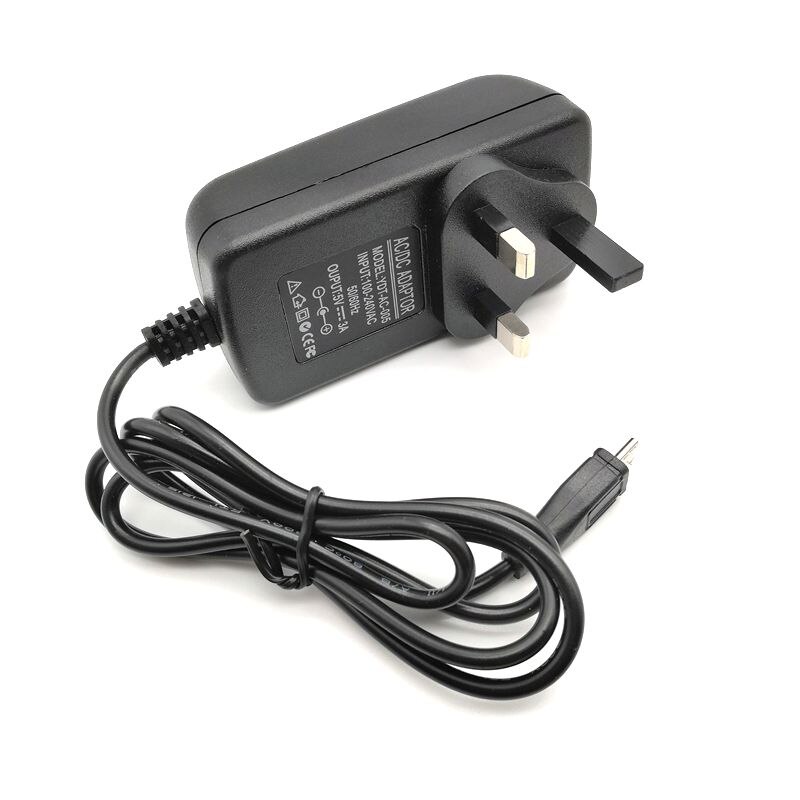 Adaptador de fuente de alimentación para tableta Onda V975 V973 V972 V811 V812 V813 X98 Air 3G Real 3A, cargador Micro USB, 5 V 3A UK, 10 piezas