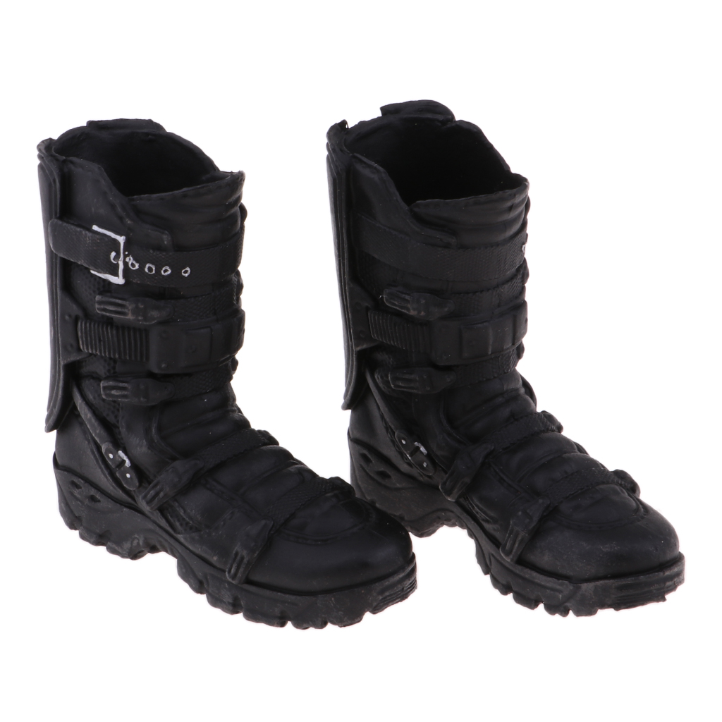 1:6 Male Boots for 12inch / /Enterbay/TC/Dragon Action Figure: Combat Boot Black