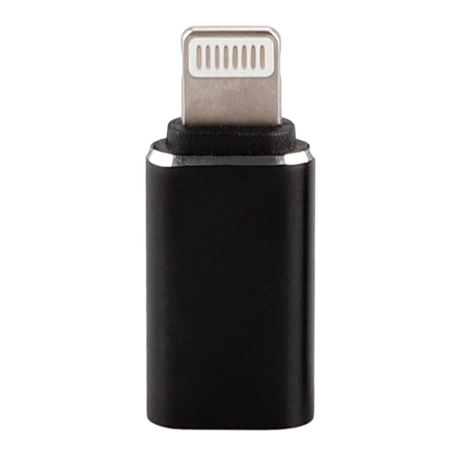 Adapters Cellphone Adapter Adapter Type-C Iphone Android Adapter Abs USB-C Micro Usb Zwart Aangenaam Type-C apple Adapter: A1