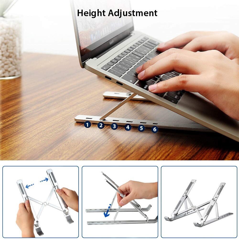 Portable Laptop Adjustable Stand Base Laptop Table Support Notebook Holder for Macbook Pro Computer Stand Tablet Bracket