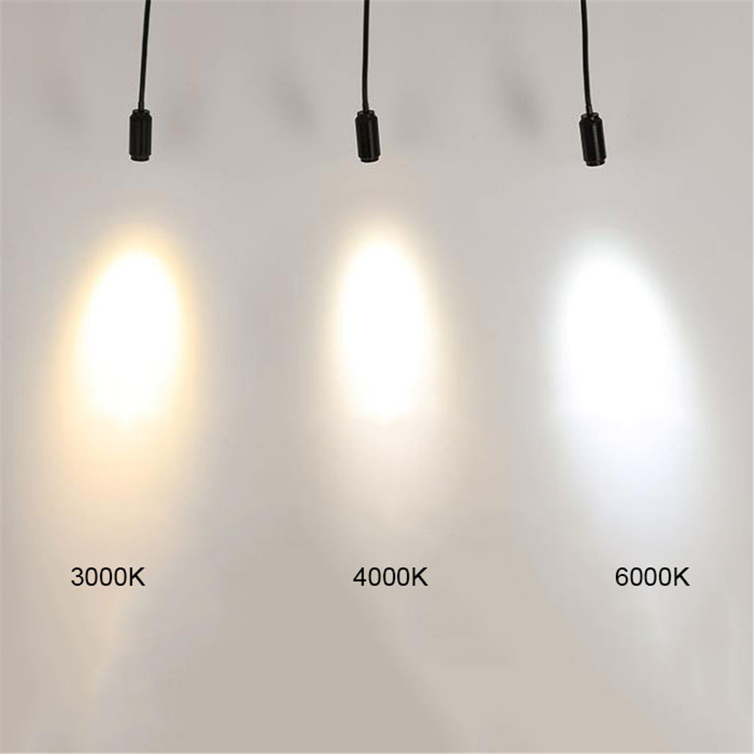 Kommerzielle 30 cm oder 50 cm lange Arm-Schwanenhals-LED-Schienenleuchte mit Abstrahlwinkeleinstellung für sterben Beleuchtung von beladen, beladen, Einkaufszentrum, Ausstellungen und Zuhause