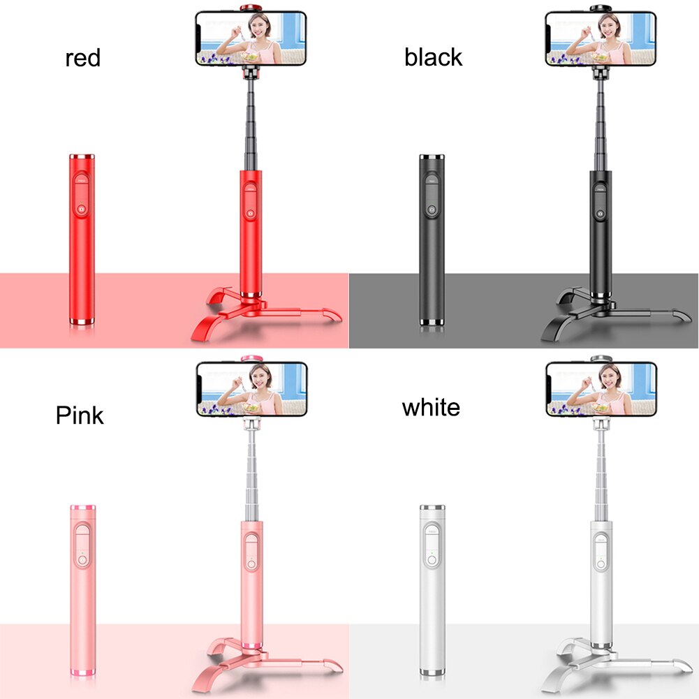 Bâton Selfie rotatif | Support de télécommande Bluetooth pour téléphone avec trépied, support Portable pour téléphone, appareil photo pour téléphone