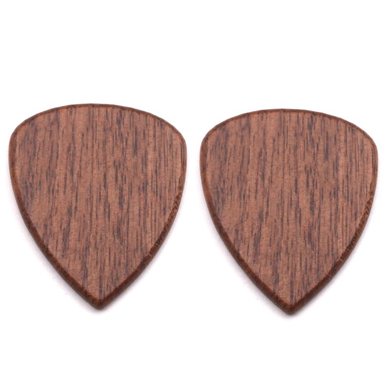 2 stuks Zwarte Walnoot Hout Skelet Akoestische Basgitaren Pick Peddels Gitaar Spelen Accessoires Skelet Akoestische M5TC