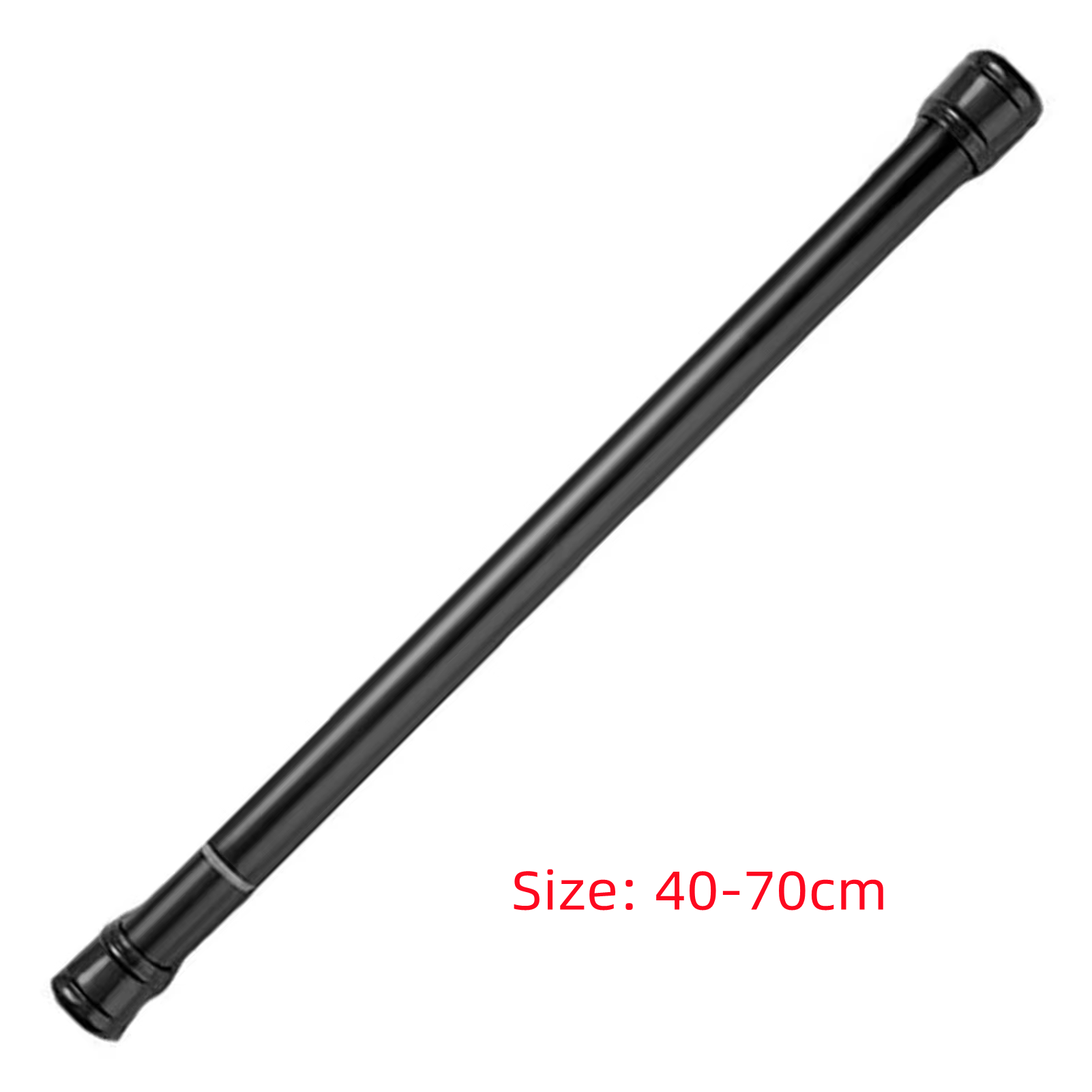 Adjustable Curtain Rod Without Drilling Metal Spring Loaded Bathroom Bar Shower Extendable Telescopic PolesHanging Rods 32-90cm: green