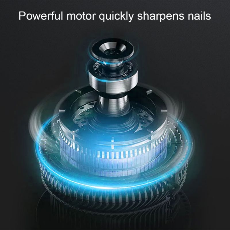 LED Pet Dog Nail Grinder And Clippers 3-Speed Rechargeable Electric Pet Nail Trimmer Painless Paws Grooming Trimming Tools