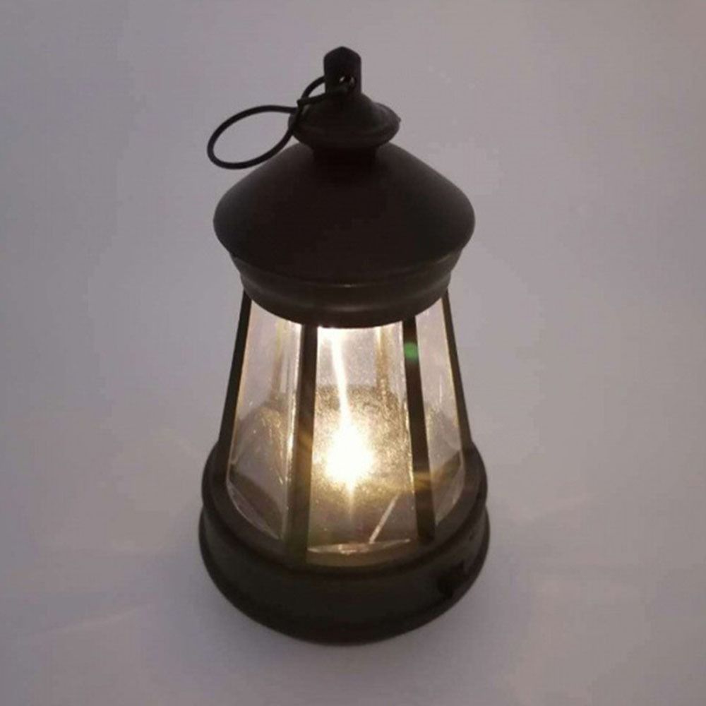 Patio Garden Decor Solar Lantern Hanging LED Light Outdoor Yard Waterproof Garden Lighthouse lantern