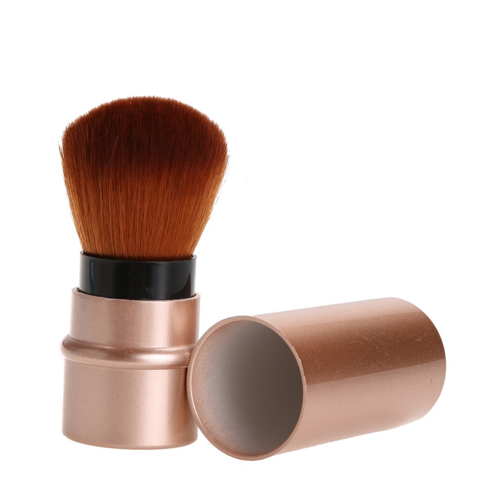 Brocha de maquillaje , 1 Uds., Mini colorete portátil retráctil, brochas faciales, herramientas de viaje cosméticas de belleza: 08