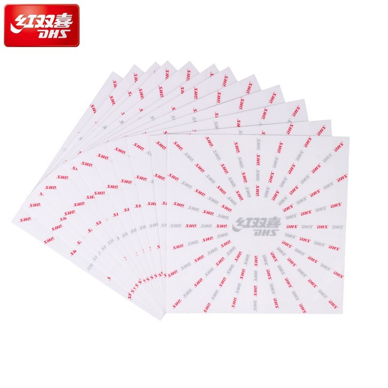 Film protecteur en caoutchouc DHS pour Tennis de Table, pack d&#39;accessoires pour battes de ping-pong, 10 pièces: 10pcs sticky film