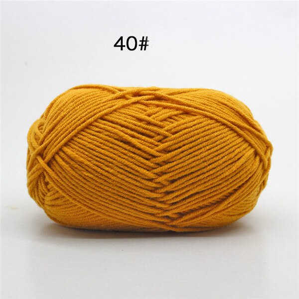 upgrade natuurlijke zijde melk katoenen garen dikke garen voor breien baby wol haak garen weave draad 4 Plys 50 g/stk: 40