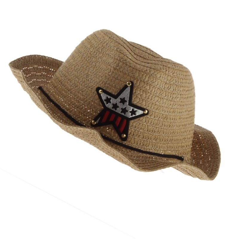 Leuke Baby Kids Kinderen Jongens Meisjes Straw Western Cowboy Zonnehoed Cap