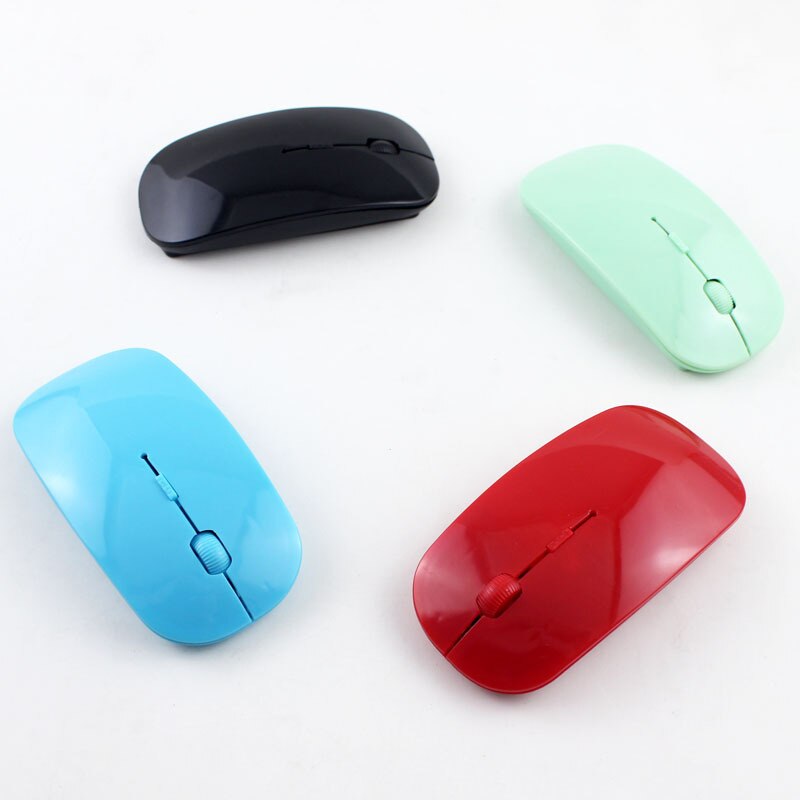 Draadloze muis kantoor computermuis draagbare slanke muis 1600 dpi 2.4g ontvanger laptopmuis gemakkelijk mee te nemen optische muis