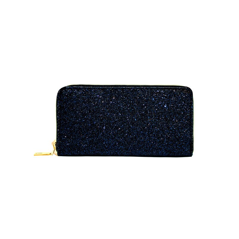 Mode Dames Rits Portemonnee Grote Capaciteit Glitter Clutch Bag Vrouw Pu Lederen Portemonnee Mode Vrouwelijke Telefoon Tas