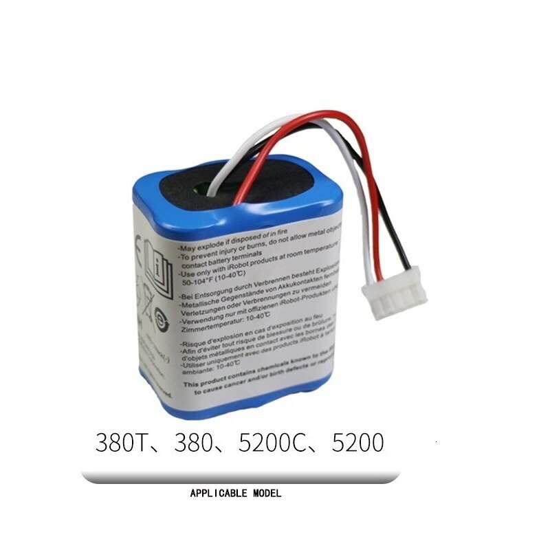1Pcs Original 7,2 V 2500mAh Batterie für iRobot Roomba Braava 380 380T Mint 5200c Ni-Mh 2500mAh 2,5 Ah 7,2 v Akku