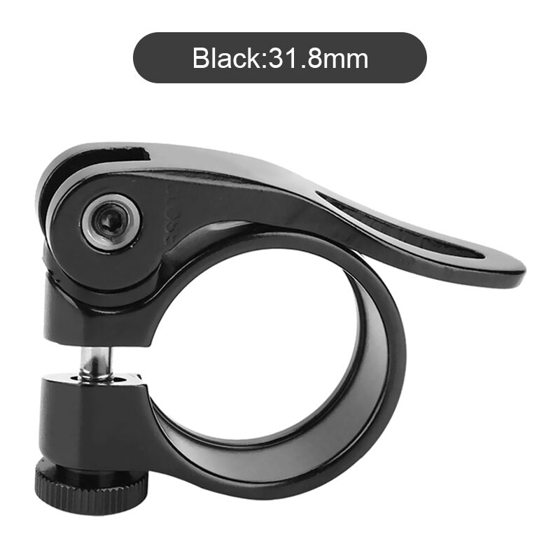 Bike Seatpost Clamp Aluminum Ultralight Quick Release Bicycle Seat Post Clip Bicycle Parts 31.8mm 34.9mm: 31.8mm C