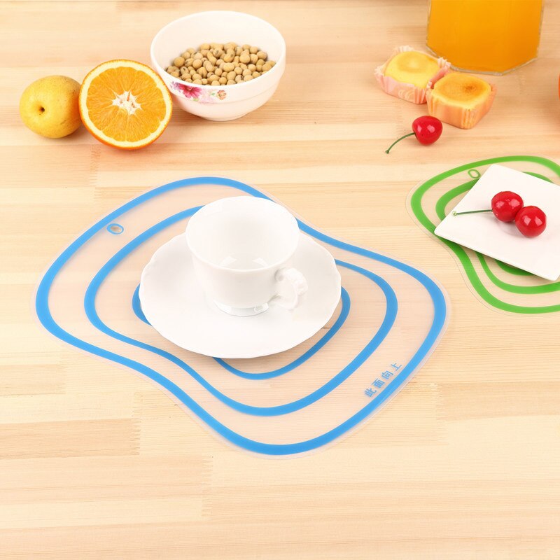 Fat Scrub Category Cutting Board Non - slip Fruit Rubbing Panel Kitchen Resin matte classification cutting board kitchen tools