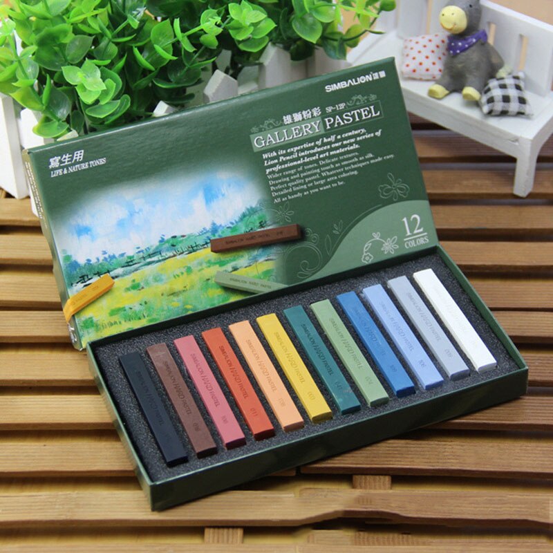 12 Colors Life Darwing Oil Pastel Artist Student Graffiti Painting Drawing Pen School Stationery Art Supplies Soft Crayon