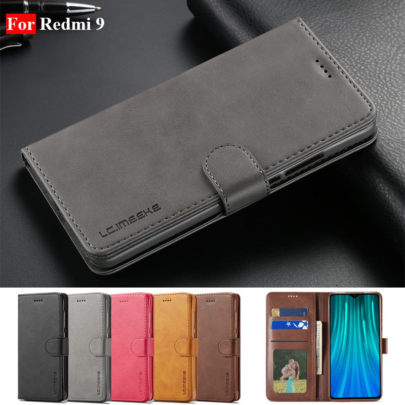 Redmi 9 custodia in pelle custodia per telefono Vintage per XIaomi Redmi 9 custodia Flip custodia a portafoglio magnetica su Redmi 9 Cover per Redmi9 Cover Etui