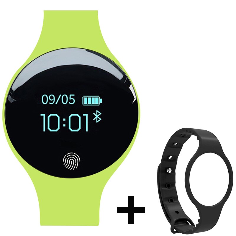 Sportsur kvinder damer armbåndsure elektroniske ledede digitale armbåndsure til kvinder ur kvindelige timer hodinky reloges: Grøn