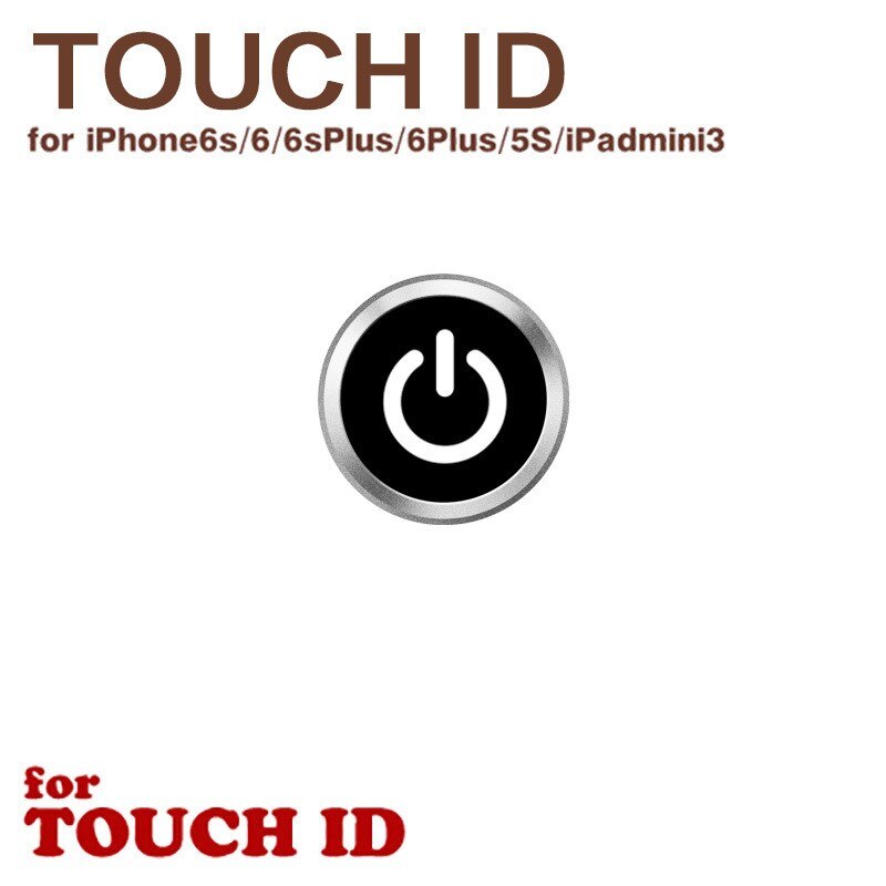 For iPhone series fingerprint recognition button stickers home button stickers metal fingerprint stickers