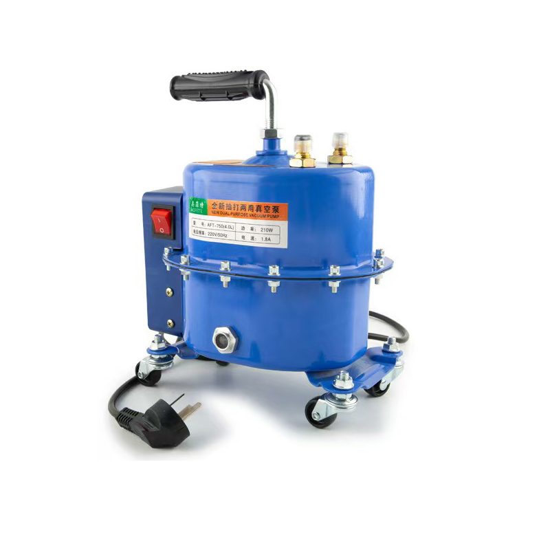 5L automotive air conditioning vacuum pump, dual-purpose vacuum pump, vehicle pressure leak detection pump maintenance tool: Default Title