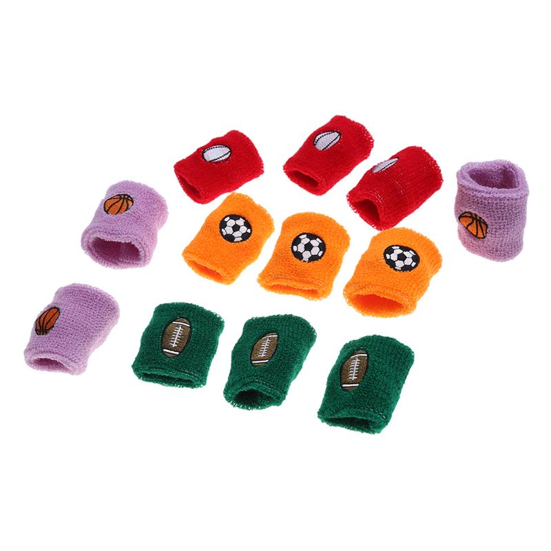 24 Pcs Kids Sports Wristband Sweat Absorbent Elastic Football Sports bands Wrist Protector Sweatbands for Playing Basketball