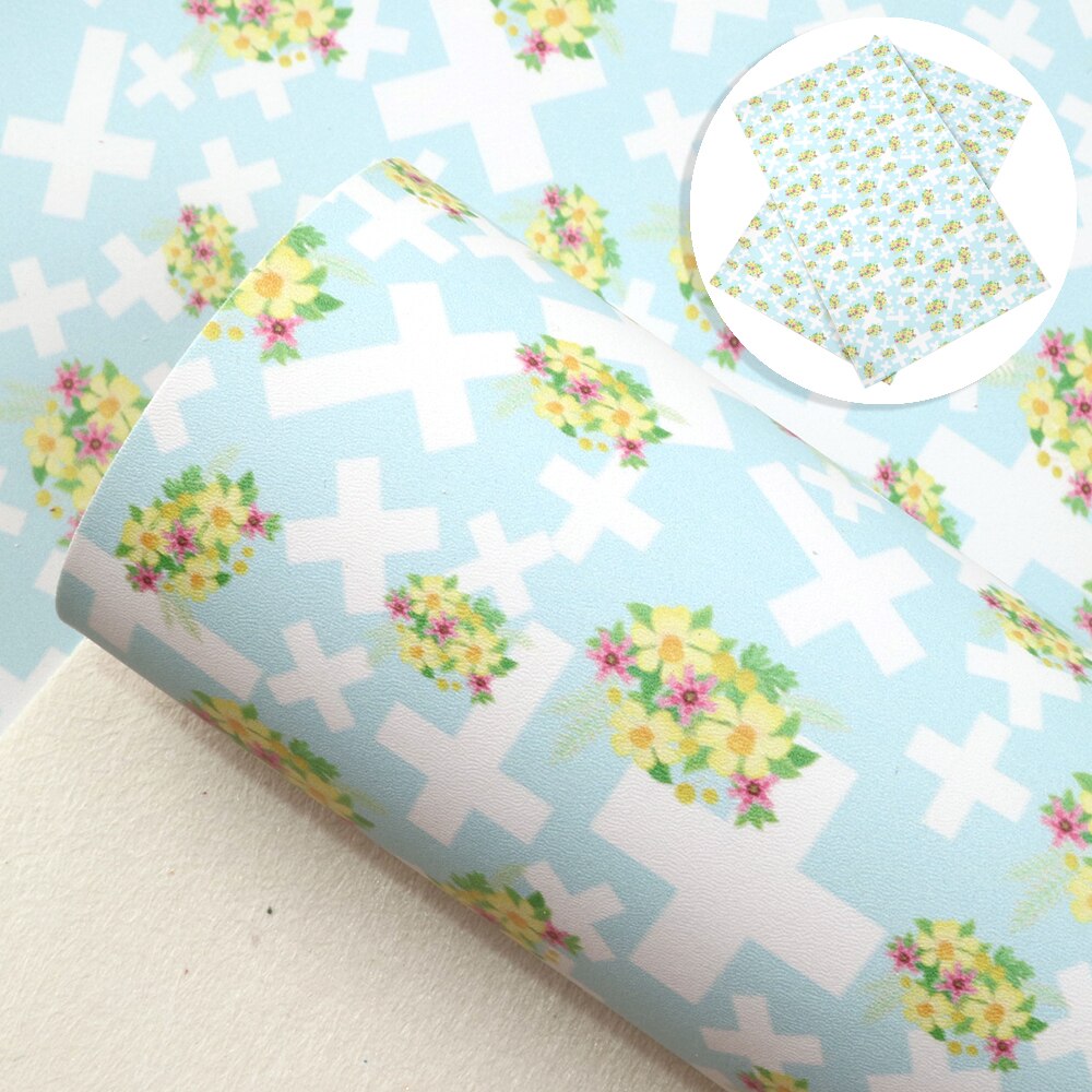 David accessories 20*34cm back to school syntetisk læder patchwork til hår sløjfe taske pung telefon cover gør det selv ,1 yc 10409: 1099874028