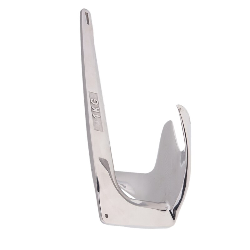 Roestvrijstalen delta-stijl bruce claw bootanker 2.2 lbs (1kg) voor boten, jols, kajaks, jachten