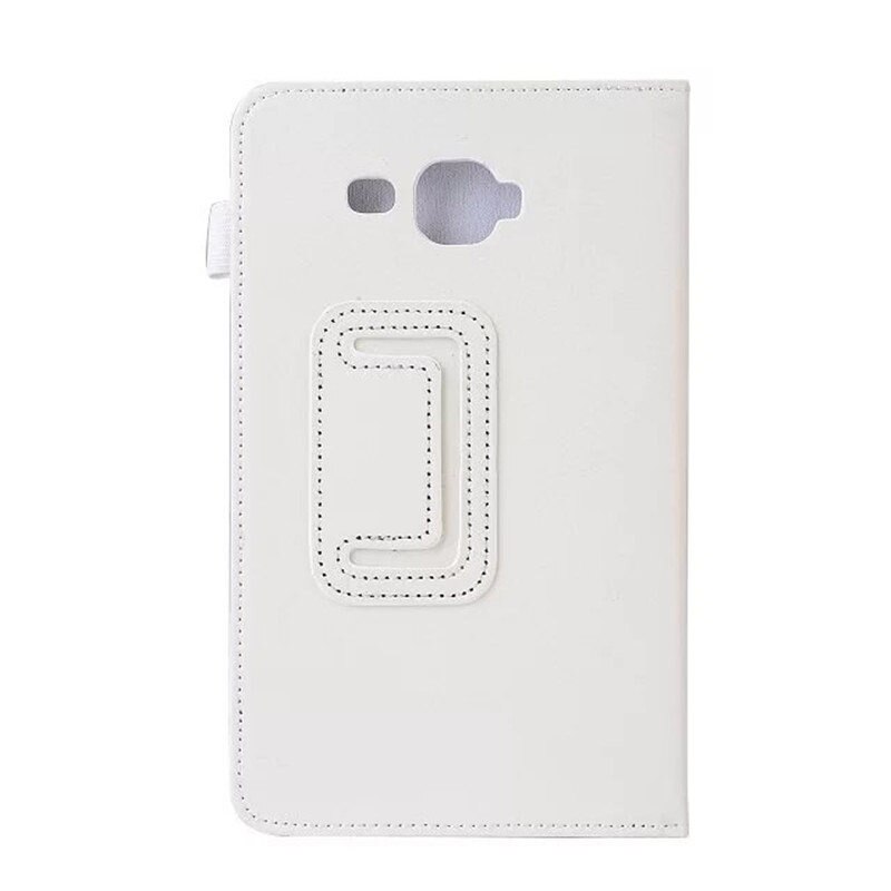 360 Rotating Case for Samsung Galaxy Tab A 7.0 T280 T285 SM-T280 SM-T285 PU Leather Case Folding Stand Smart Cover: 02 White