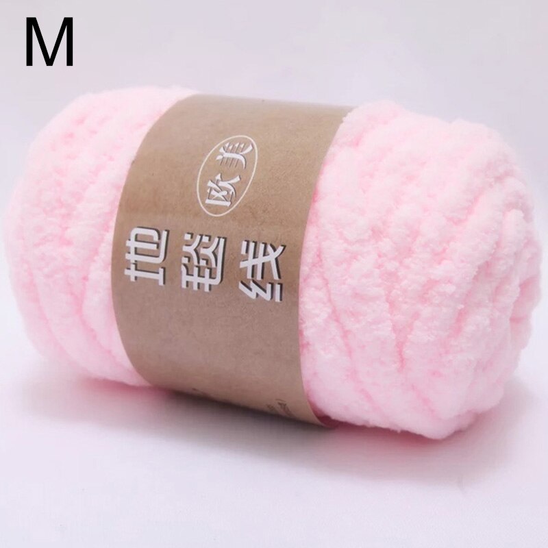 Lana ciniglia in velluto di peluche spesso super morbido e volumoso, maglia calda, filato tutto'uncinetto, coperta fai da te, sciarpa, 250 g * 2 pezzi = 500 g: Colore rosa