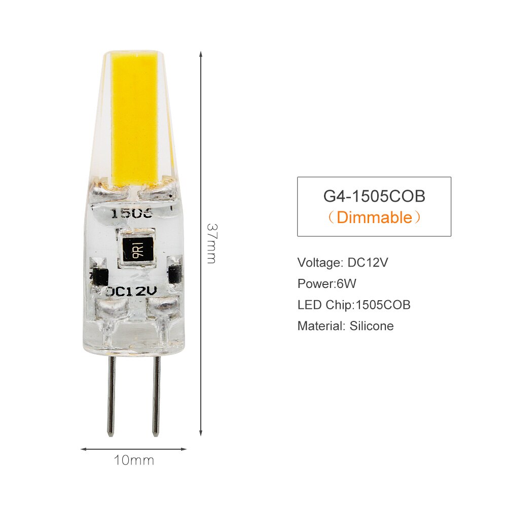 3W 5W 6W DC12V Dimmbare G4 LED Licht Lampe home Küche haube beleuchtung scheinwerfer Kronleuchter Lampen Ersetzen halogen